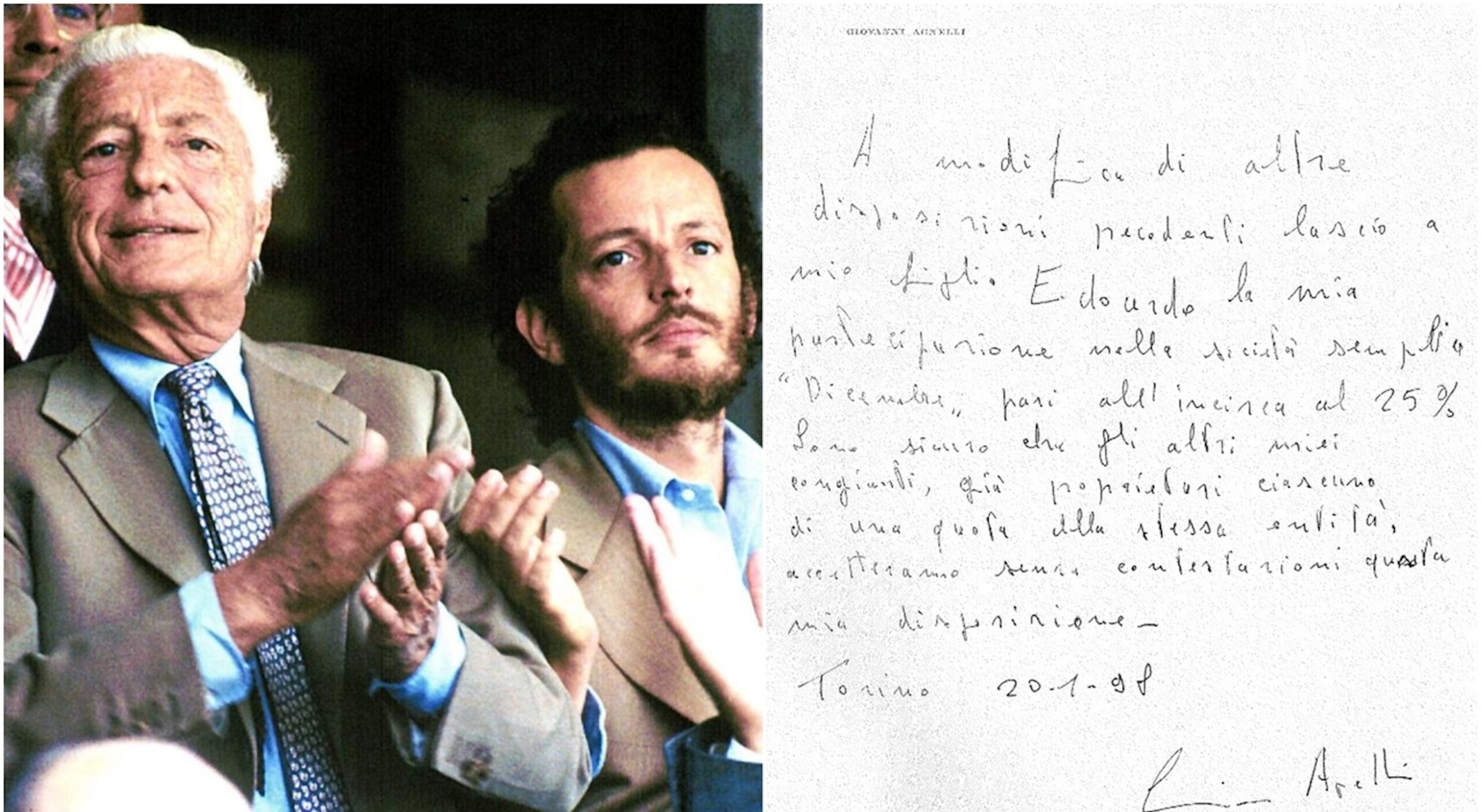 Eredità Agnelli, spunta un nuovo testamento dell’Avvocato in favore del figlio Edoardo Eredità Agnelli, spunta un nuovo testamento dell’Avvocato in favore del figlio Edoardo