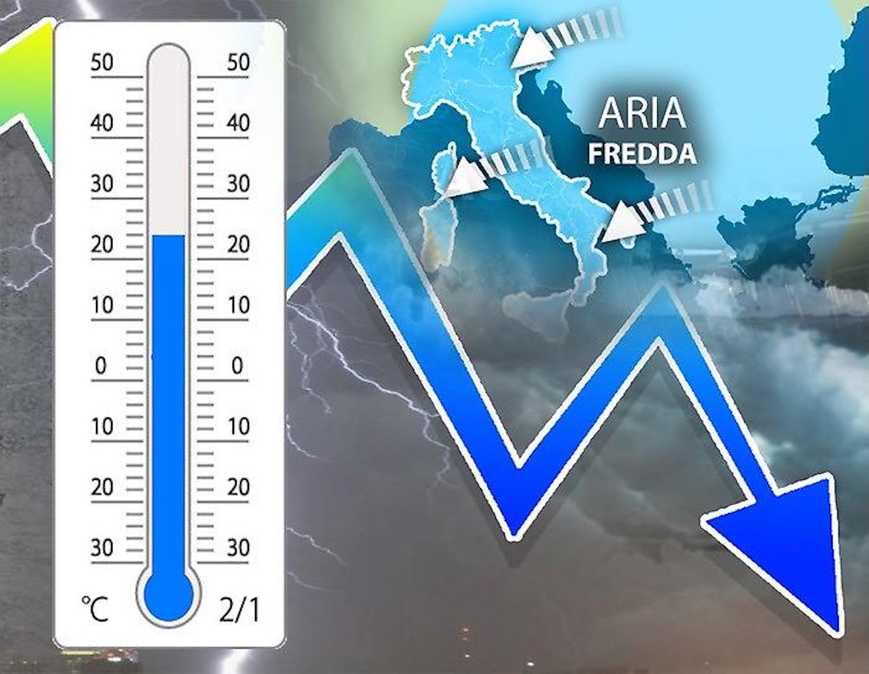 Ondata gelida dalla Russia, temperature in picchiata anche al Sud