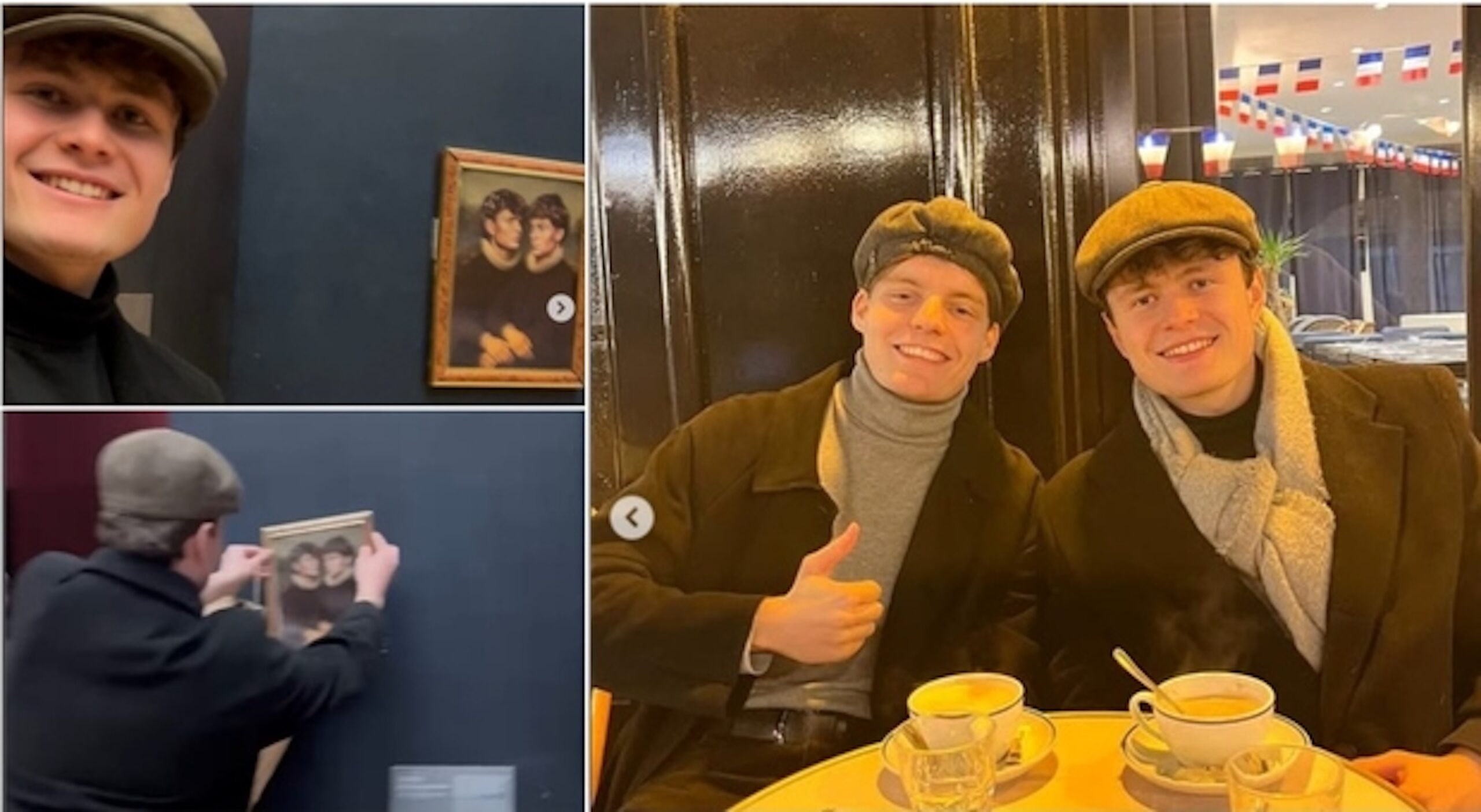 Parigi, nuova beffa al Louvre: due tiktoker appendono il loro ritratto nella sala della Gioconda