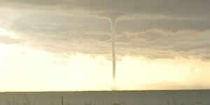 Maltempo, paurosa tromba marina a Licata