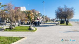 Immagine rappresentativa di Iniziati i lavori al lungomare Raganzino a Pozzallo, nascerà una fontana a rasoio